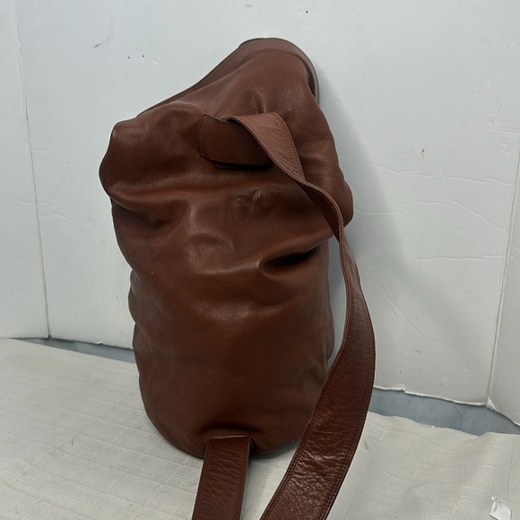 Fausto Santini Schott Made in Italy leather sac bag - Picture 3 of 11